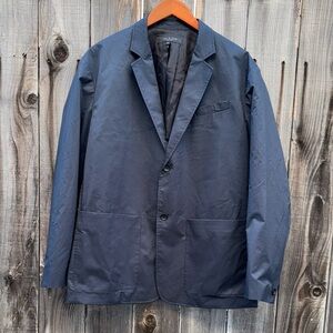 rag & bone 365 Paper Cotton Blazer Navy Size 40